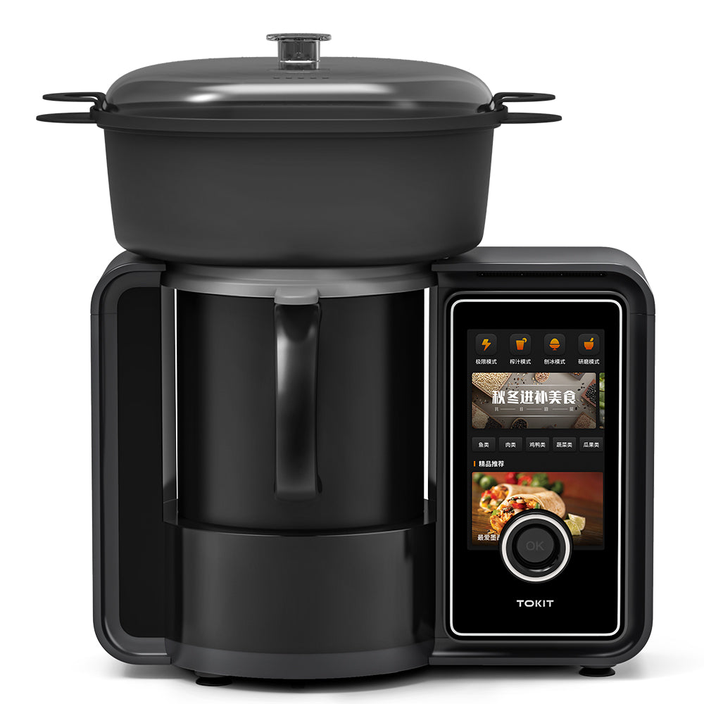 Chinese No oil fume automatic cooking machine Wifi multi-function cooking  machine all-round cooking